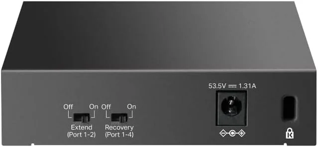 سوییچ رومیزی 5 پورت گیگابیتی اترنت TP-Link با 4 پورت PoE+، توان 65 وات PoE، بازیابی خودکار PoE، نصب آسان، بدنه فلزی، ایده آل برای نظارت تصویری IP و امنیت شبکه (LS105GP) سوییچ رومیزی 5 پورت گیگابیتی اترنت TP-Link با 4 پورت PoE+، توان 65 وات PoE، بازیابی خودکار PoE، نصب آسان، بدنه فلزی، ایده آل برای نظارت تصویری IP و امنیت شبکه (LS105GP)