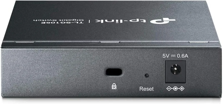 سوییچ شبکه 5 پورت گیگابیتی هوشمند تیپیلینک مدل TL-SG105E (Plug-and-Play، بدنه فلزی، QoS، IGMP-Snooping، توزیعکننده LAN، مدیریت متمرکز، صرفهجویی در انرژی) مشکی متالیک سوییچ شبکه 5 پورت گیگابیتی هوشمند تیپیلینک مدل TL-SG105E (Plug-and-Play، بدنه فلزی، QoS، IGMP-Snooping، توزیعکننده LAN، مدیریت متمرکز، صرفهجویی در انرژی) مشکی متالیک