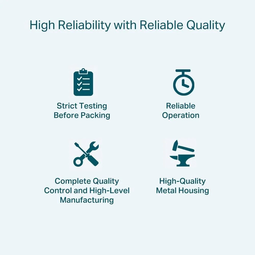 سوییچ رومیزی 5 پورت گیگابیتی اترنت TP-Link با 4 پورت PoE+، توان 65 وات PoE، بازیابی خودکار PoE، نصب آسان، بدنه فلزی، ایده آل برای نظارت تصویری IP و امنیت شبکه (LS105GP) سوییچ رومیزی 5 پورت گیگابیتی اترنت TP-Link با 4 پورت PoE+، توان 65 وات PoE، بازیابی خودکار PoE، نصب آسان، بدنه فلزی، ایده آل برای نظارت تصویری IP و امنیت شبکه (LS105GP)