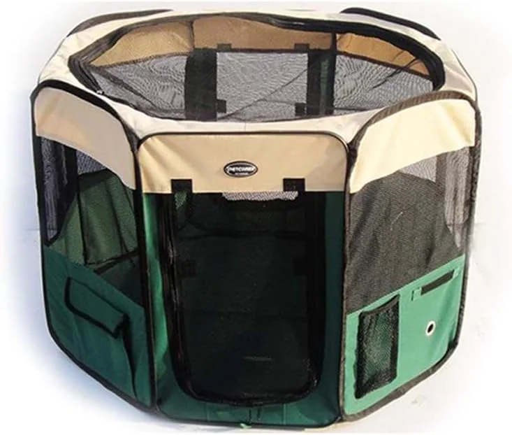 محفظه سگ ZLW-Shop، سبز، قابل حمل، تاشو، محوطه بازی، قفس تمرین، سگ ها، گربه ها، سرپوشیده/فضای باز، پوشش سایه توری قابل جابجایی، قفس سگ (سایز: S) محفظه سگ ZLW-Shop، سبز، قابل حمل، تاشو، محوطه بازی، قفس تمرین، سگ ها، گربه ها، سرپوشیده/فضای باز، پوشش سایه توری قابل جابجایی، قفس سگ (سایز: S)