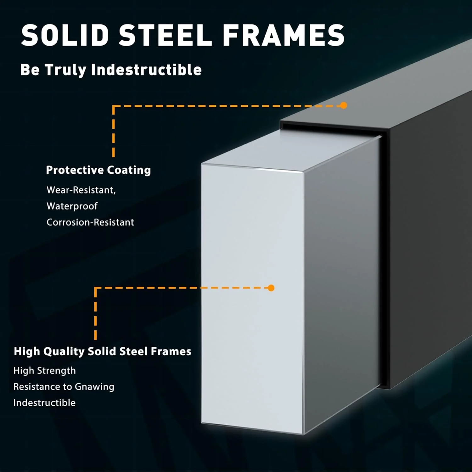 قفس سگ فلزی سنگین ZJEYEJZ سایز 44 اینچ، قفس سگ ضد فرار و غیرقابل تخریب 3 درب برای سگ های بزرگ و متوسط، لانه سگ با اضطراب بالا با چرخ های قفل شونده و سینی های قابل جابجایی، سایز خیلی بزرگ XL