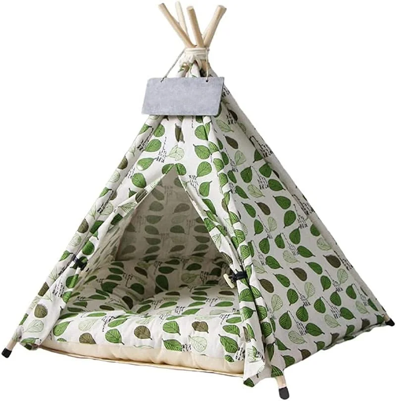 چادر مسافرتی سگ و توله سگ yymr، خانه چادری حیوانات خانگی سرپوشیده و فضای باز، تخت گربه با کوسن ضخیم، تخت حیوانات خانگی سگ موجود است تسوق سعودي