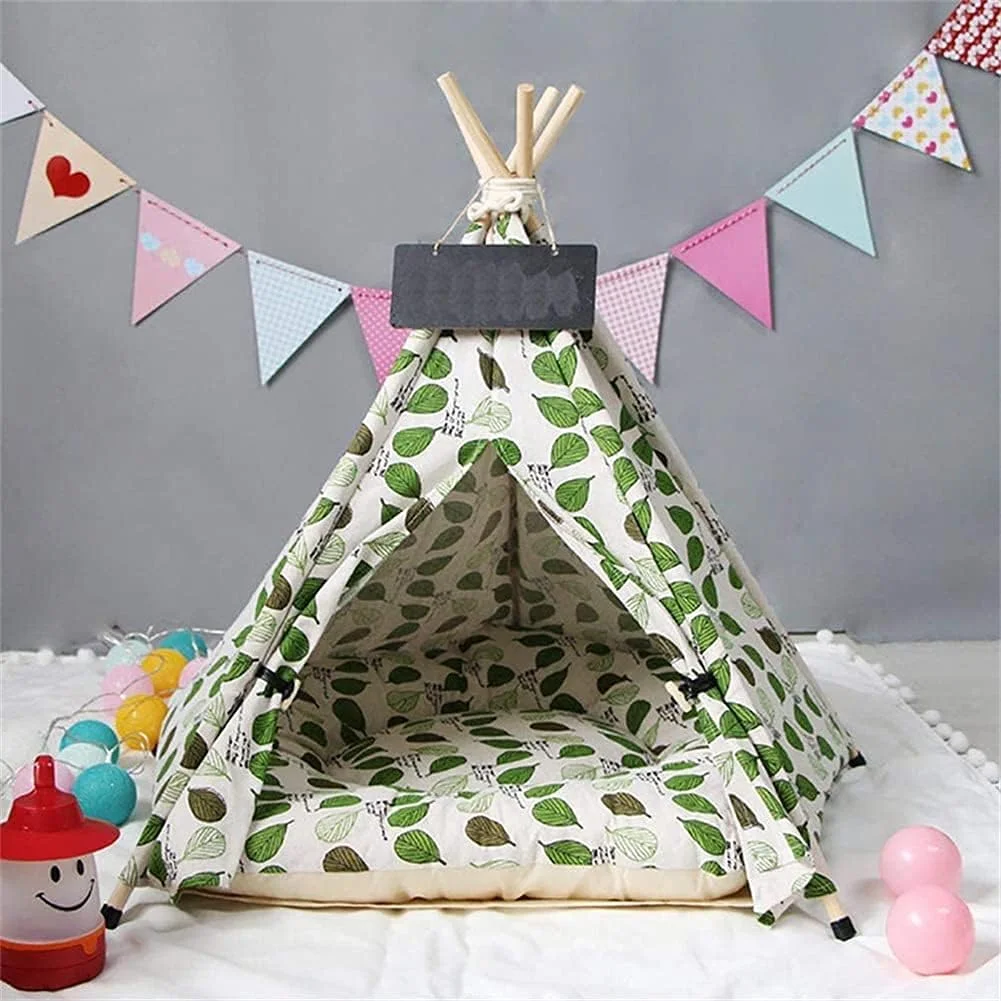 چادر مسافرتی سگ و توله سگ yymr، خانه چادری حیوانات خانگی سرپوشیده و فضای باز، تخت گربه با کوسن ضخیم، تخت حیوانات خانگی سگ موجود است تسوق سعودي