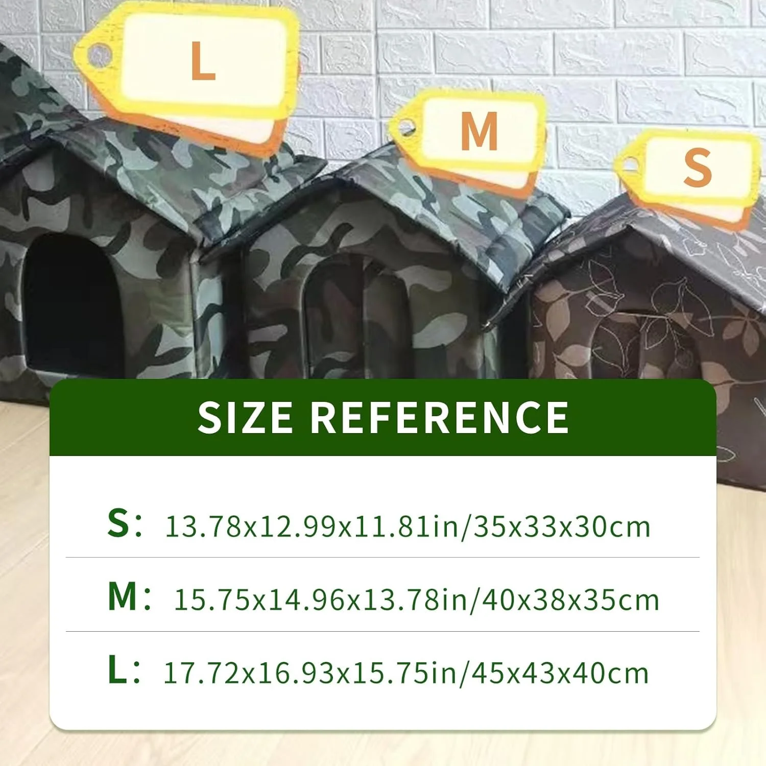 خانه حیوانات خانگی XJHKG مناسب فضای باز، تخت خواب ضد آب سگ و گربه برای سگ ها، گربه ها، خرگوش ها (چند رنگ، متوسط)