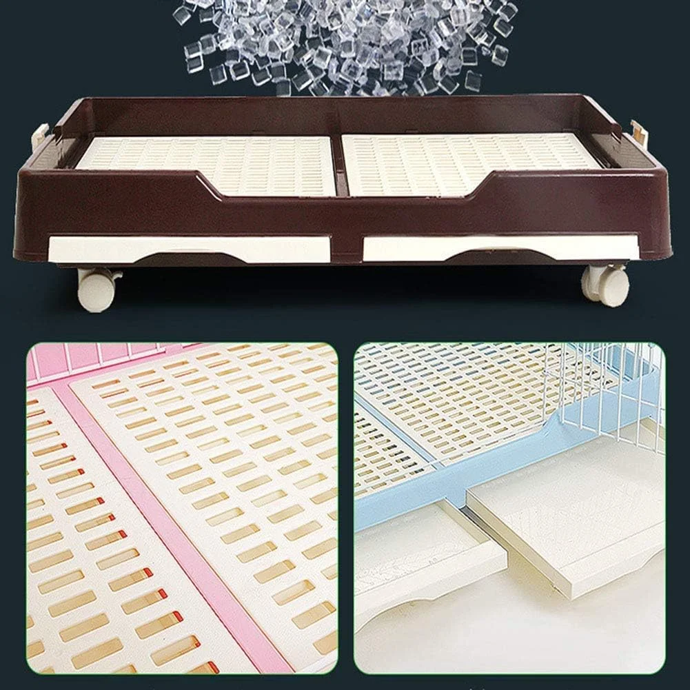 خانه سگ WYJW، قفس سگ با توالت، قفس حیوانات خانگی، قفس بزرگ خرگوش، قفس فلزی تک درب سگ، قفس لوکس حیوانات خانگی، قهوه ای، L خانه سگ WYJW، قفس سگ با توالت، قفس حیوانات خانگی، قفس بزرگ خرگوش، قفس فلزی تک درب سگ، قفس لوکس حیوانات خانگی، قهوه ای، L