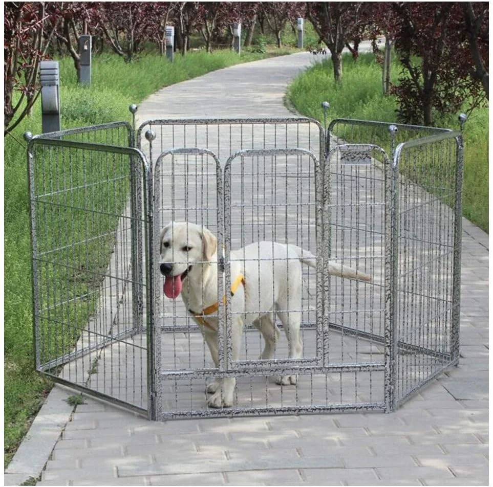 فنس سگ WYJW، محوطه فلزی 6 پنلی برای سگ های بزرگ، فنس سگ، گربه، خرگوش، محوطه بازی قابل حمل برای حیوانات خانگی، محوطه بازی سگ، مناسب برای داخل خانه و حیاط، 180x90x100 سانتی متر (اندازه: 120x60x70 سانتی متر) فنس سگ WYJW، محوطه فلزی 6 پنلی برای سگ های بزرگ، فنس سگ، گربه، خرگوش، محوطه بازی قابل حمل برای حیوانات خانگی، محوطه بازی سگ، مناسب برای داخل خانه و حیاط، 180x90x100 سانتی متر (اندازه: 120x60x70 سانتی متر)