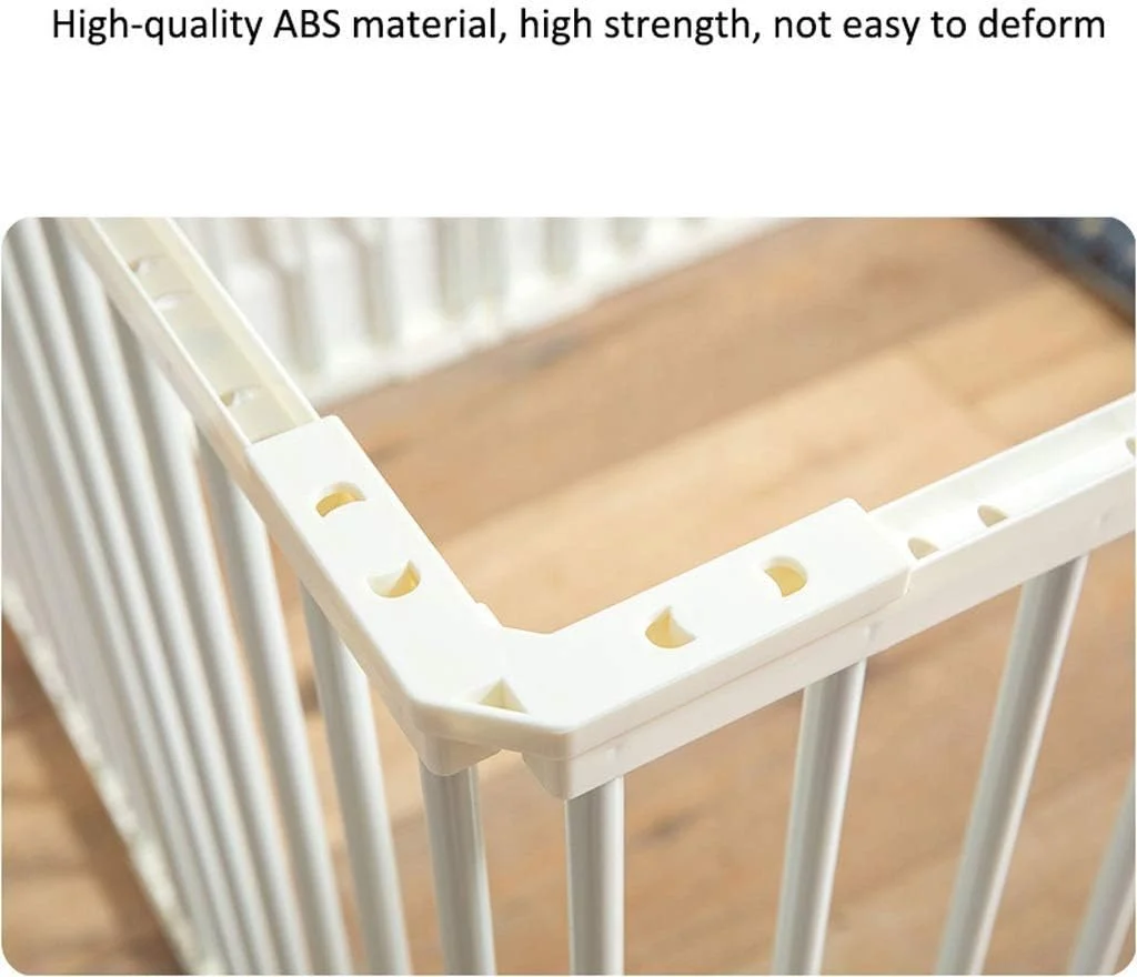 قفس سگ خانگی WYJW، حصار سگ، دروازه جداسازی داخلی، قفس آهنی، محصولات حیوانات خانگی، قلم ورزشی تاشو و محوطه بازی حیوانات خانگی (سایز: S)