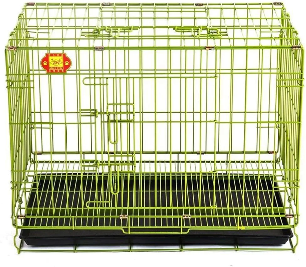 قفس سگ تاشو WYJW، قفس بزرگ سگ فلزی مقاوم نظامی برای قفس های سیمی داخلی و خارجی 4