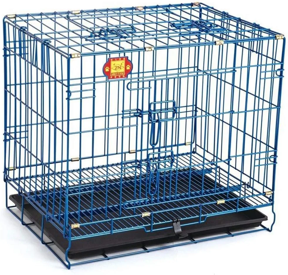 قفس سگ تاشو WYJW، قفس بزرگ سگ فلزی مقاوم نظامی برای قفس های سیمی داخلی و خارجی 1 قفس سگ تاشو WYJW، قفس بزرگ سگ فلزی مقاوم نظامی برای قفس های سیمی داخلی و خارجی 1
