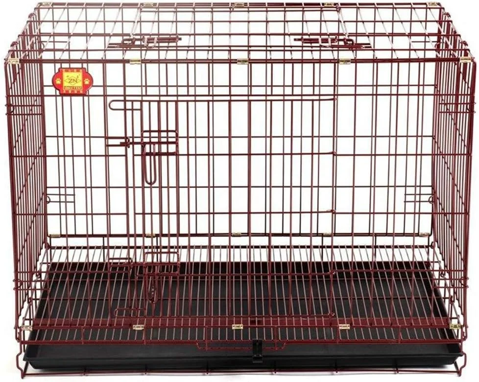 قفس سگ تاشو WYJW، قفس بزرگ سگ فلزی مقاوم نظامی برای قفس های سیمی داخلی و خارجی 3