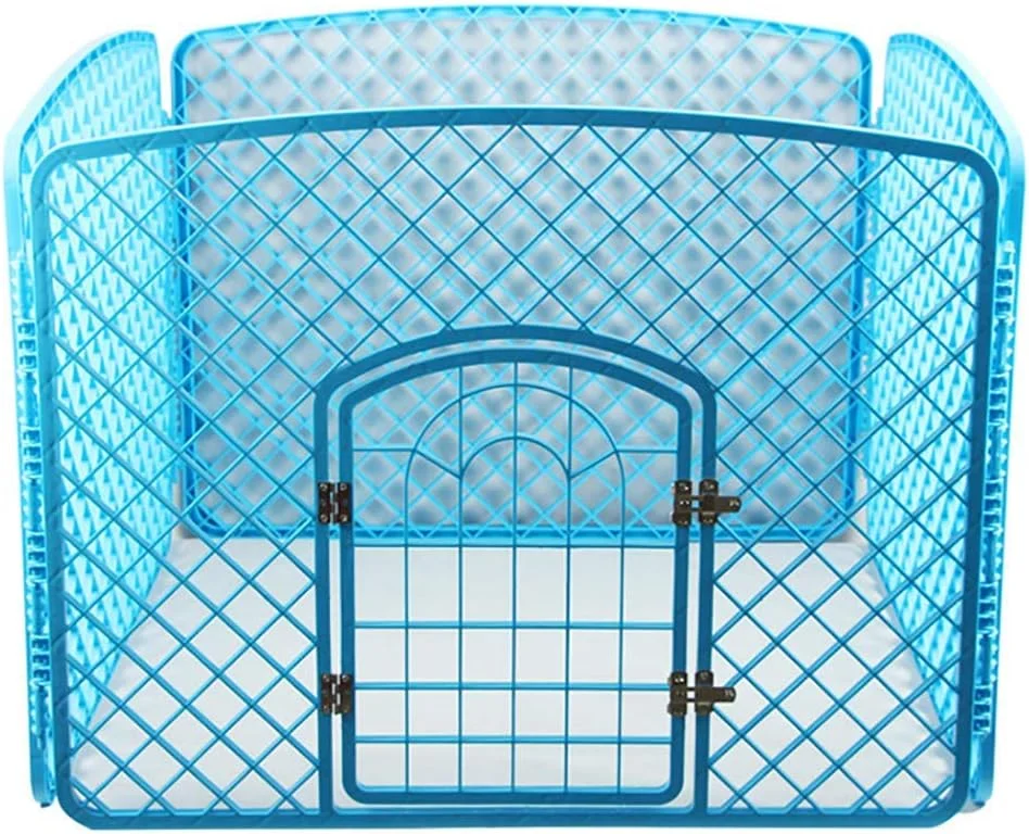 قفس تاشو سگ خانگی WYJW، باکس حمل توله سگ، قفس آموزشی، جنس رزین PP، حصار سگ