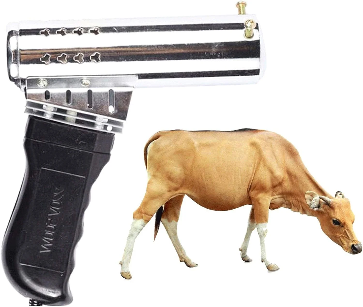 WWART دستگاه شاخ سوز گاو و گوسفند نوع تفنگی، ابزار گرمایشی سریع و بدون خونریزی برای دام