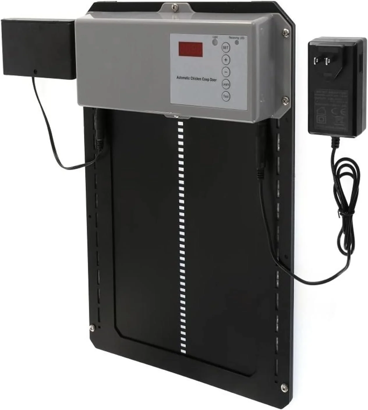 درب اتوماتیک مرغداری WWART با کنترل از راه دور 40 متری، درب اتوماتیک خانه مرغ با کنترل زمان باز شدن درب، مناسب برای مرغ، غاز، اردک، حیوانات خانگی و سگ، کیت درب بازکن برای تمیز کردن آسان