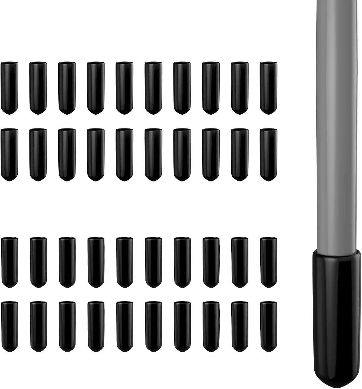 محافظ پایه قفس سگ Wiojtry، پد محافظ میله حصار حیوانات خانگی، پد میله حصار بازی سگ، پد میله فلزی برای حصار حیوانات خانگی مناسب برای اکثر میله های حصار حیوانات خانگی برای جلوگیری از خراشیدگی کف خانه شما