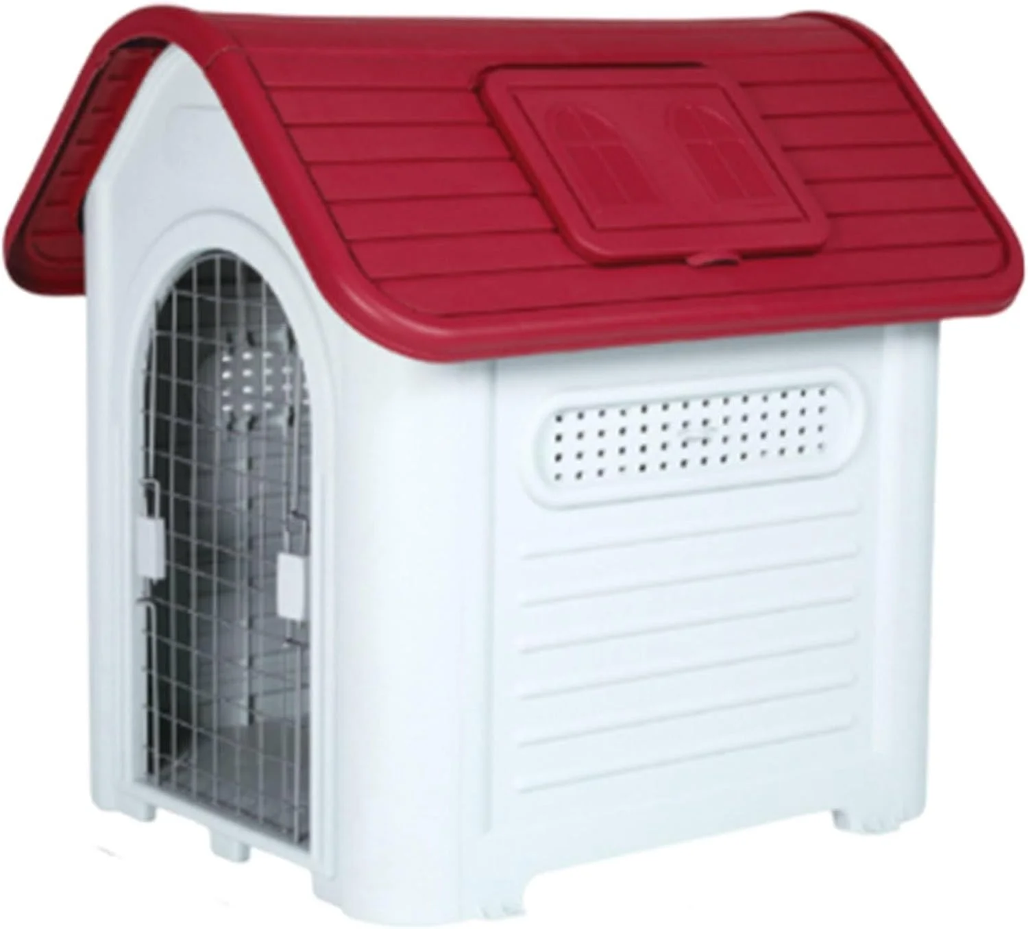 خانه سگ ول هوم با سقف قرمز، ابعاد ۹۶x۷۸x۹۲ سانتی متر