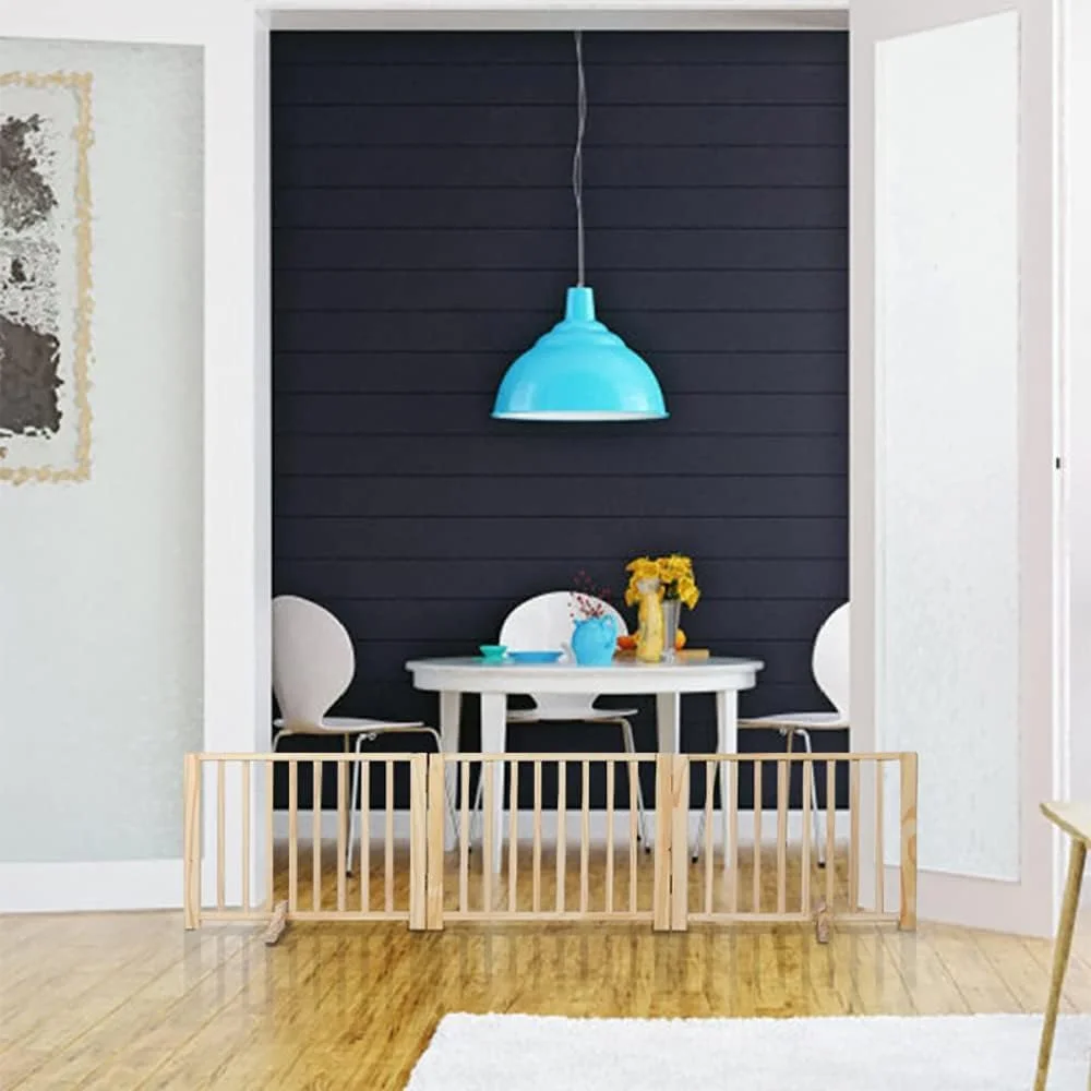 دروازه حیوانات خانگی فوق العاده بلند 3 در 1 مقاوم در برابر آب و هوا، مانع عبور و محوطه، محوطه و حصار، محوطه بازی قابل حمل حیوانات خانگی، چادرهای تاشو محوطه تمرین سگ