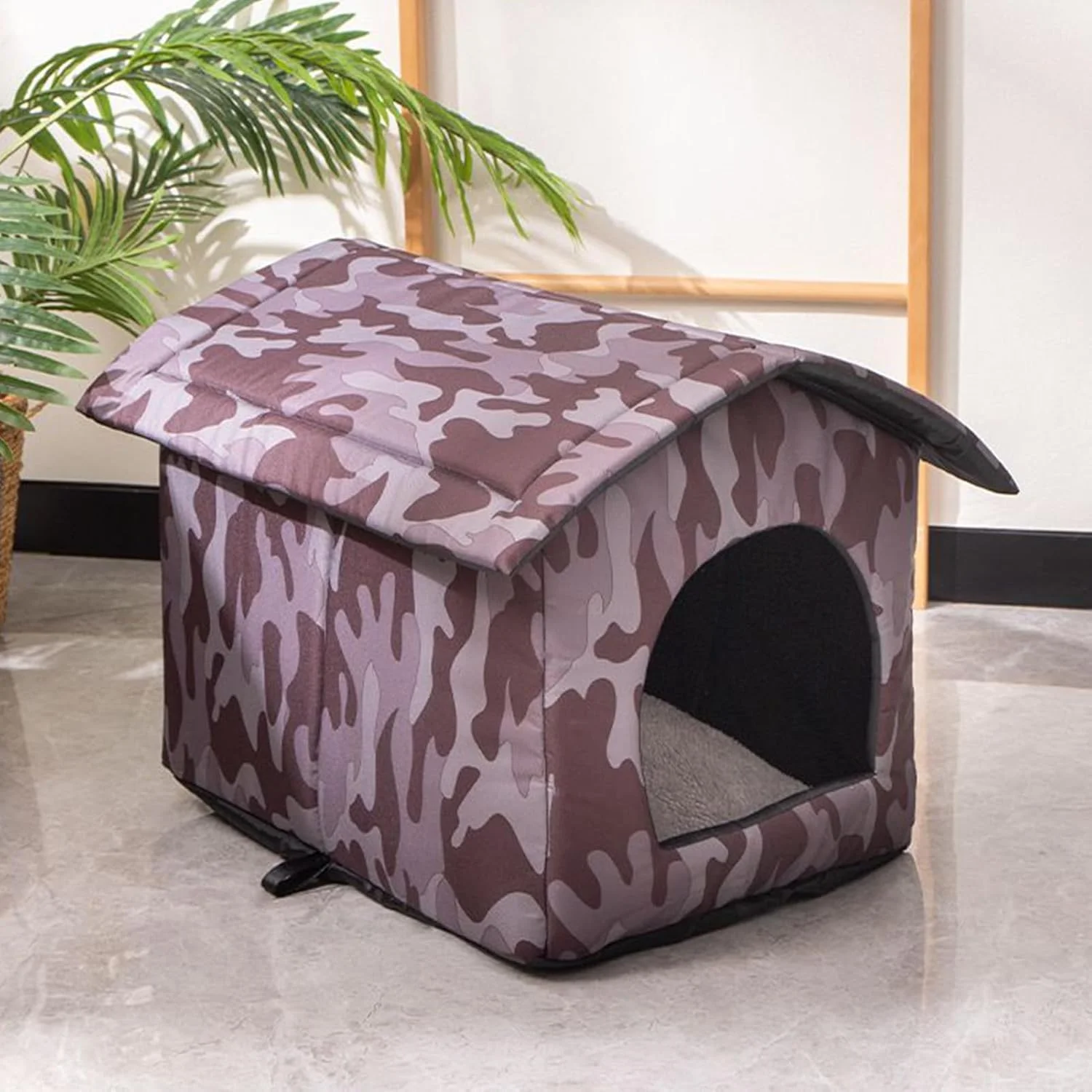خانه گربه ضد آب و هوا | پناهگاه حیوانات خانگی ضد باد - خانه حیوانات خانگی ضد آب برای پاسیو، فضای باز، باغ، حیاط خلوت، کمپینگ، آپارتمان، بالکن، مزرعه، حیاط
