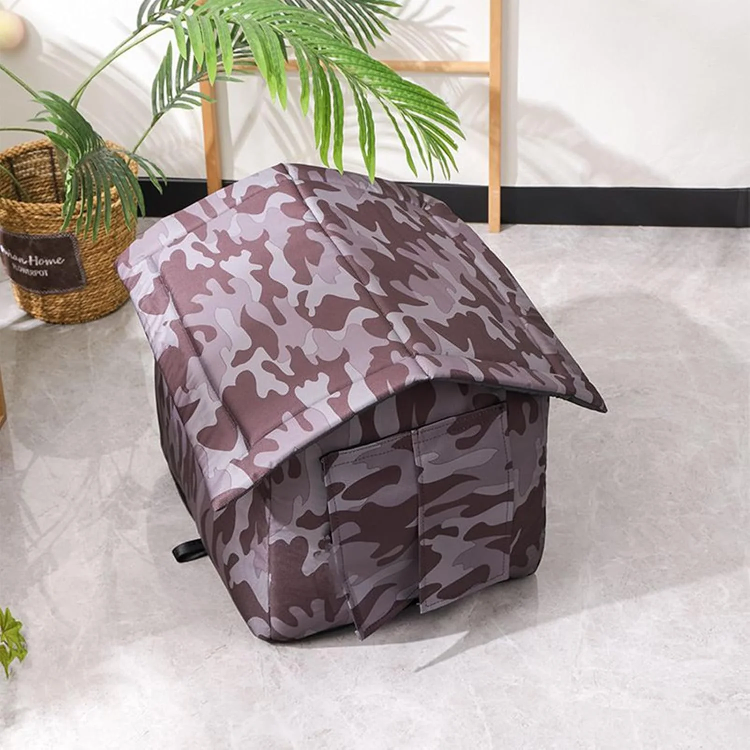 Weatherproof Cat House - Windproof Pet Shelter | Waterproof Pet House for Patio Outdoors Garden Backyard Camping Apartment Balcony Field Courtyard