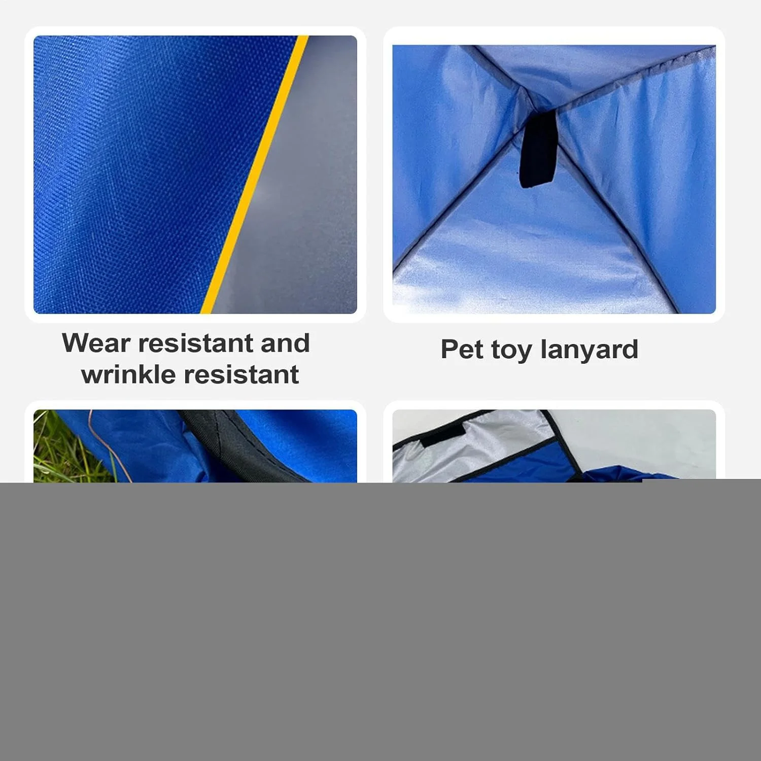 چادر گربه برای کمپینگ، پناهگاه ضد آب خانه حیوانات خانگی قابل حمل | لوازم حیوانات خانگی، چادر سگ گربه در فضای باز برای گردش در چمنزار، کمپینگ، پیک نیک، پاسیو، فعالیت های باغ