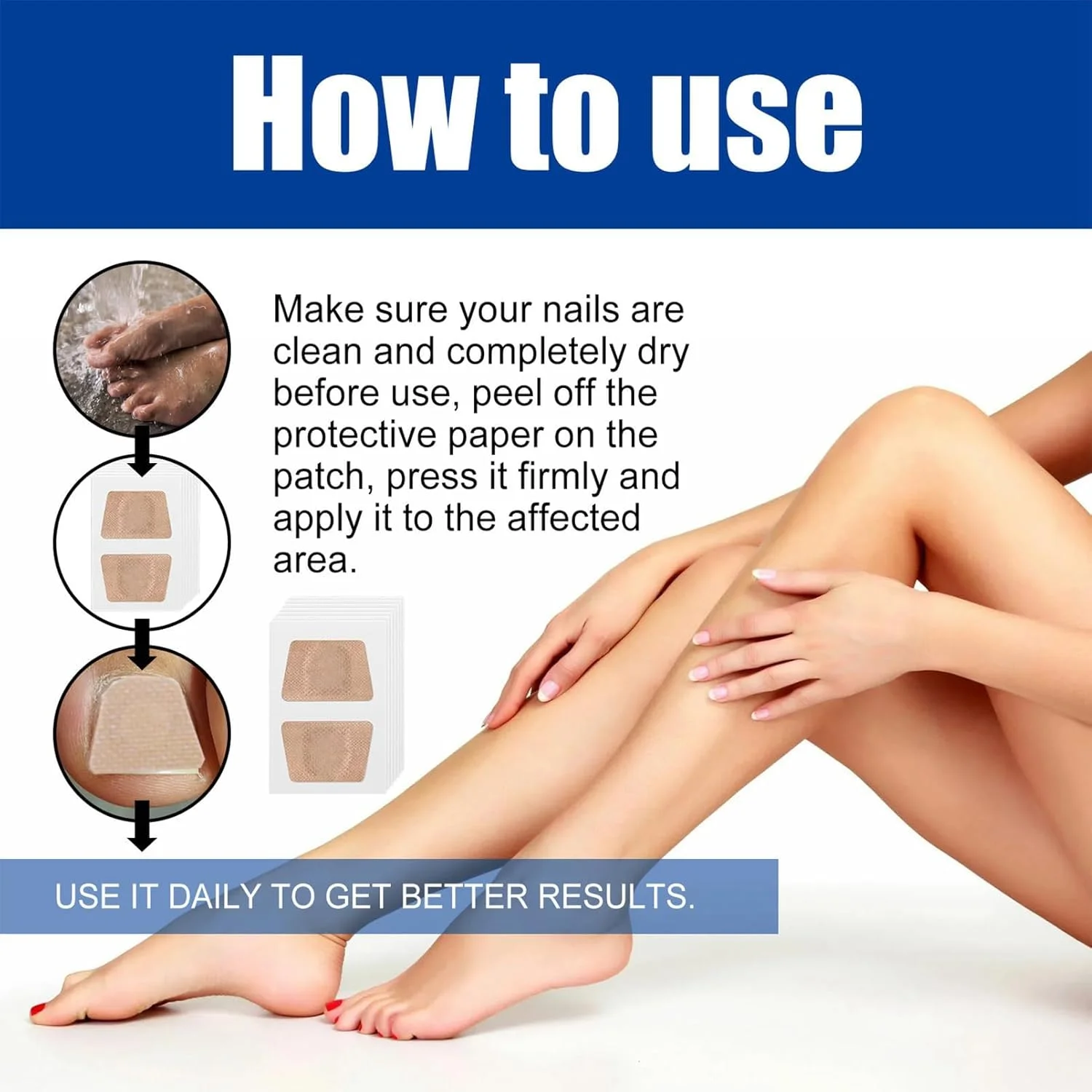 پد درمان قوی قارچ ناخن، 32 پد ترمیم ناخن برای ترمیم موثر ناخن پا، تسکین قارچ ناخن و تقویت رشد سالم، راه حل قدرتمند برای ناخن های آسیب دیده و تسکین ناراحتی پد درمان قوی قارچ ناخن، 32 پد ترمیم ناخن برای ترمیم موثر ناخن پا، تسکین قارچ ناخن و تقویت رشد سالم، راه حل قدرتمند برای ناخن های آسیب دیده و تسکین ناراحتی