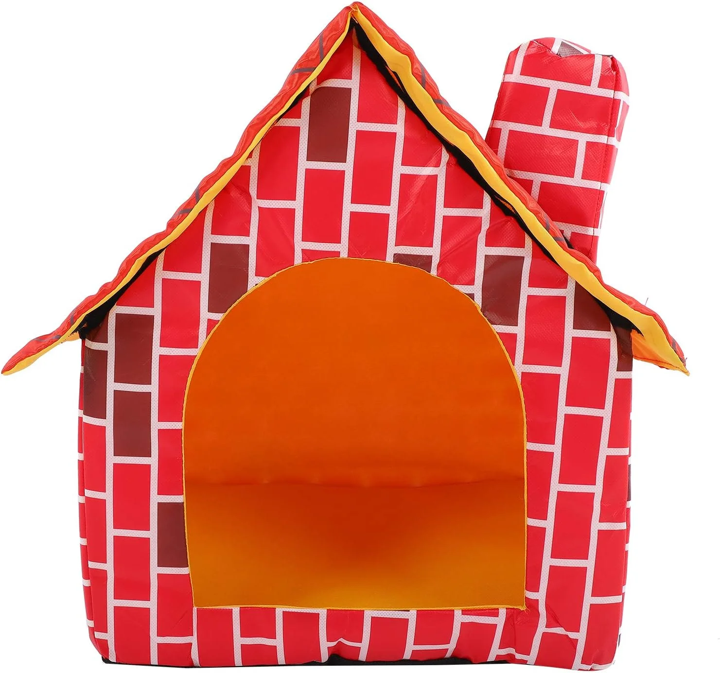 خانه حیوانات خانگی قابل شستشو، سبک و راحت، خانه حیوانات خانگی، محیطی امن و دنج برای توله سگ ها و بچه گربه ها (قرمز)