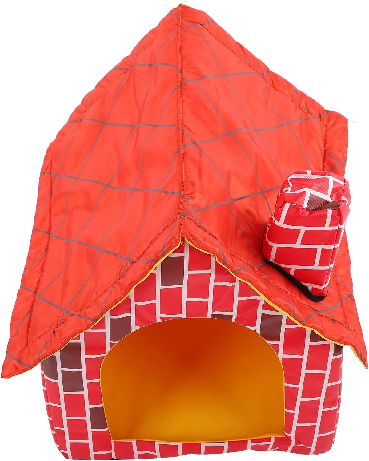 خانه حیوانات خانگی قابل شستشو، سبک و راحت، خانه حیوانات خانگی، محیطی امن و دنج برای توله سگ ها و بچه گربه ها (قرمز)