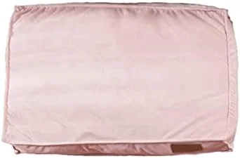 خانه سگ وانام، تخت خواب مستطیلی کوتاه مخمل خواب دار، بستر گربه روکش دار، تشک حیوانات خانگی ضد آب و ضد لغزش (رنگ: صورتی، سایز: کوچک)