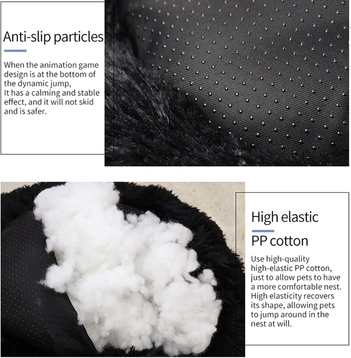 خانه سگ وانام، تخت گربه برای حیوانات خانگی، فوق العاده نرم و مخملی، سایز کامل، تخت خواب آرام، تخت دوناتی راحت، مناسب برای خوابیدن انواع گربه (رنگ: هندسه آبی سرمه ای، سایز: 60 سانتی متر)