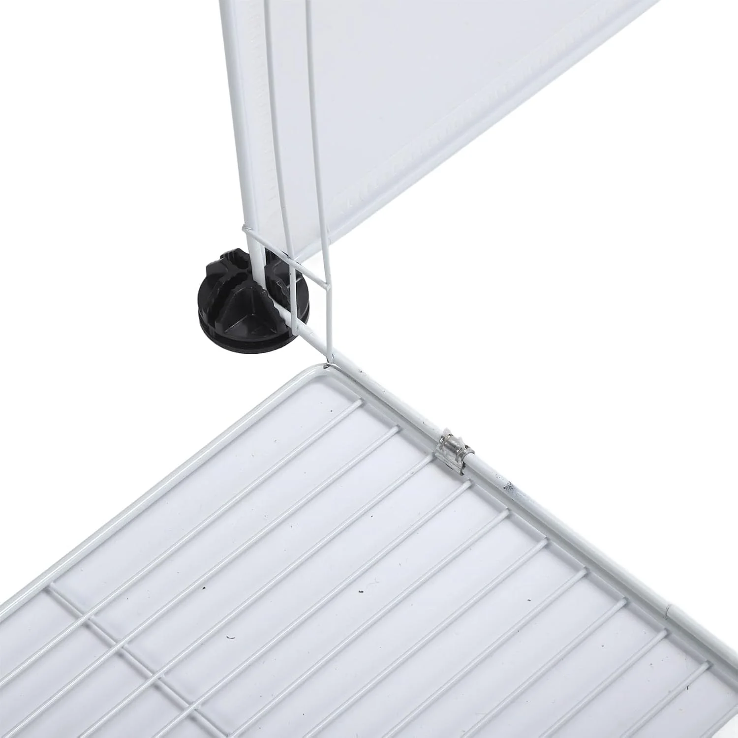 فنس حیوانات خانگی Vomeko، مونتاژ آسان قابل حمل پلاستیکی شفاف محفظه سگ و گربه، حیوانات کوچک، قفس توله سگ، مناسب برای حیوانات خانگی کوچک و متوسط (6 قطعه سایز کوچک)