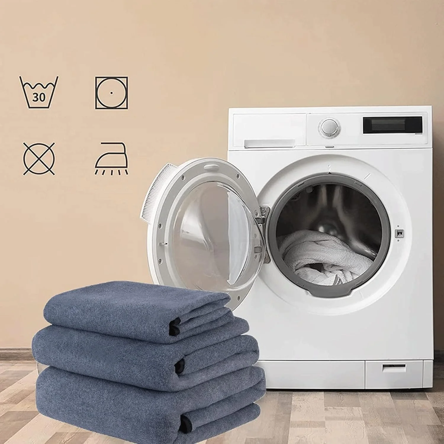 تخت خواب کوچک سگ VIZCO ضد آب و پد سگ قابل استفاده مجدد، پد تعویض سگ، پد جذب سریع ادرار توله سگ، پتو فرش نرم خواب حیوانات خانگی (رنگ: خاکستری، سایز: XL 133x165cm)