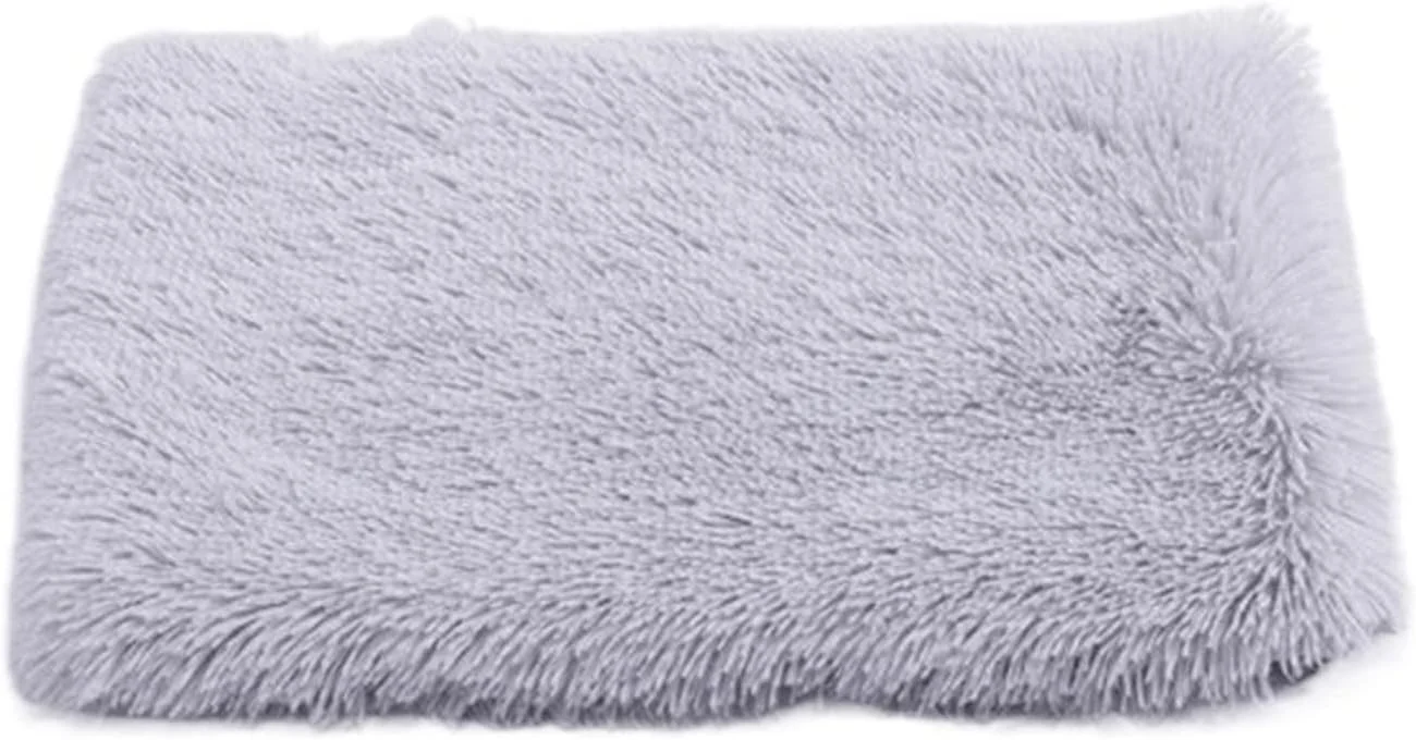 تخت خواب کوچک سگ VIZCO تشک تخت خواب زمستانی سگ پشمی نرم خانه کوسن حیوانات خانگی پتوی خواب گربه توله سگ گرم برای سگ های کوچک بزرگ گربه ها (رنگ: سفید، سایز: S)