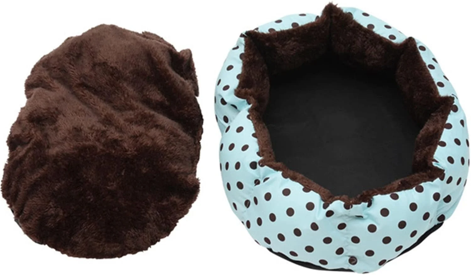 تخت خواب کوچک سگ و گربه ویزکو، تخت خواب زمستانی گرم، لانه حیوانات خانگی با طراحی پشمی نرم و تشک های جداشدنی، لانه سگ و گربه هشت ضلعی (رنگ: آبی تیره، سایز: 53x43x10) تخت خواب کوچک سگ و گربه ویزکو، تخت خواب زمستانی گرم، لانه حیوانات خانگی با طراحی پشمی نرم و تشک های جداشدنی، لانه سگ و گربه هشت ضلعی (رنگ: آبی تیره، سایز: 53x43x10)