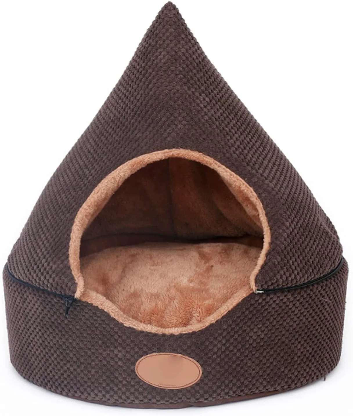 ویژگی های VIZCO تخت خواب کوچک سگ، تخت خواب حیوانات خانگی، چادر گربه، خانه سگ، تخت خواب چهار فصل برای سگ ها، تخت خواب نرم مقاوم در برابر خاک با کوسن دو طرفه قابل شستشو (سایز: متوسط)