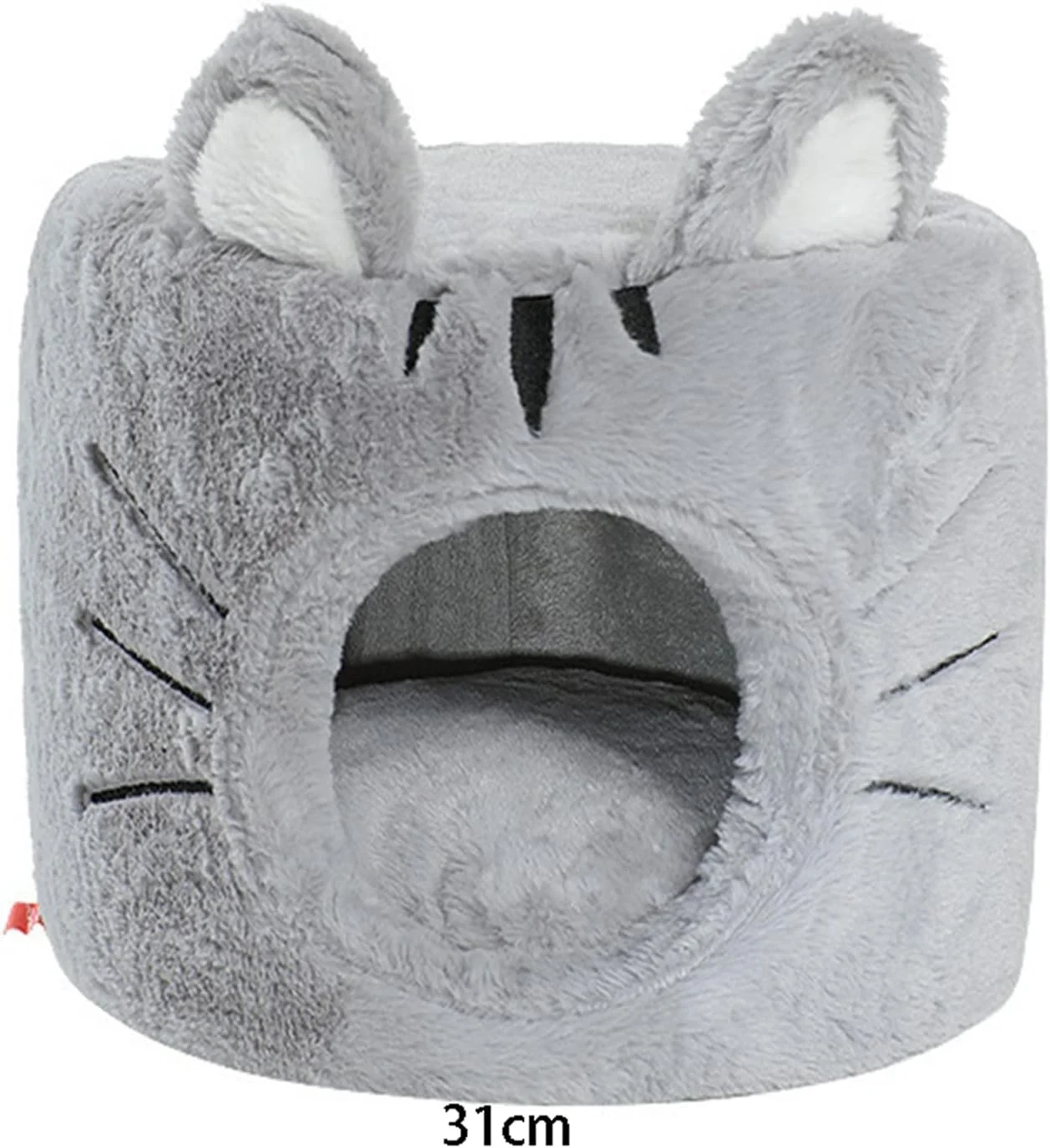 تخت خواب کوچک سگ VIZCO، خانه تخت گربه قابل جابجایی، لانه سگ، خانه سگ با کوسن، مبل، تخت حیوانات خانگی، فرش گربه، لوازم جانبی گربه (رنگ: صورتی، سایز: کوچک)