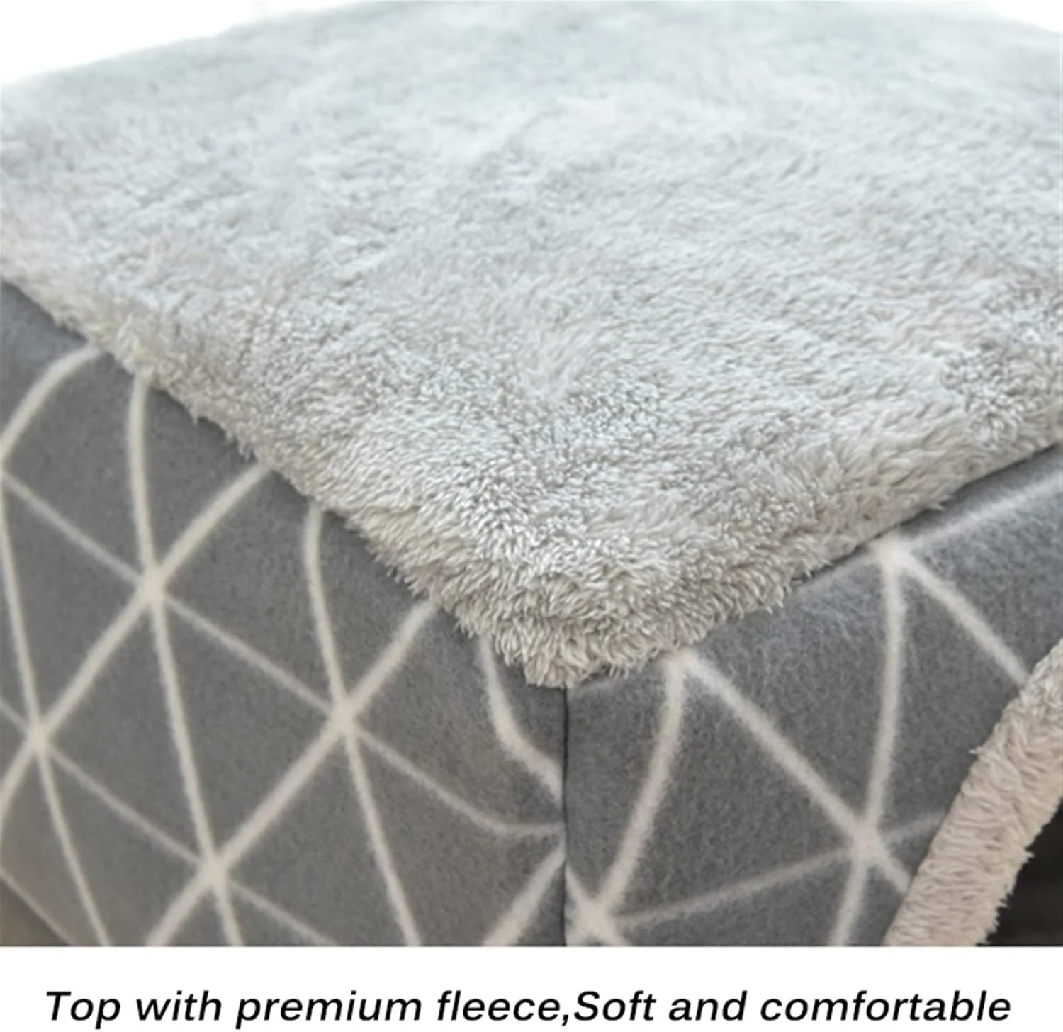 ویژگی های VIZCO لانه سگ کوچک، لانه گربه، لانه عمومی چهار فصل، خانه گرم زمستانی، لوازم جانبی سگ، لوازم حیوانات خانگی (رنگ: خاکستری، سایز: بزرگ)