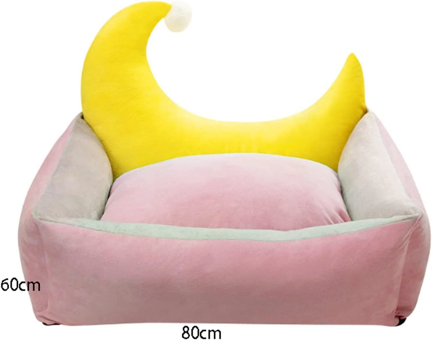 خانه تخت خواب سگ کوچک VIZCO، تخت خواب گربه، لانه مخملی نرم، تخت خواب گرم سگ و گربه در زمستان، تشک خواب قابل جابجایی و شستشو برای حیوانات خانگی (رنگ: آبی تیره، سایز: خیلی بزرگ)