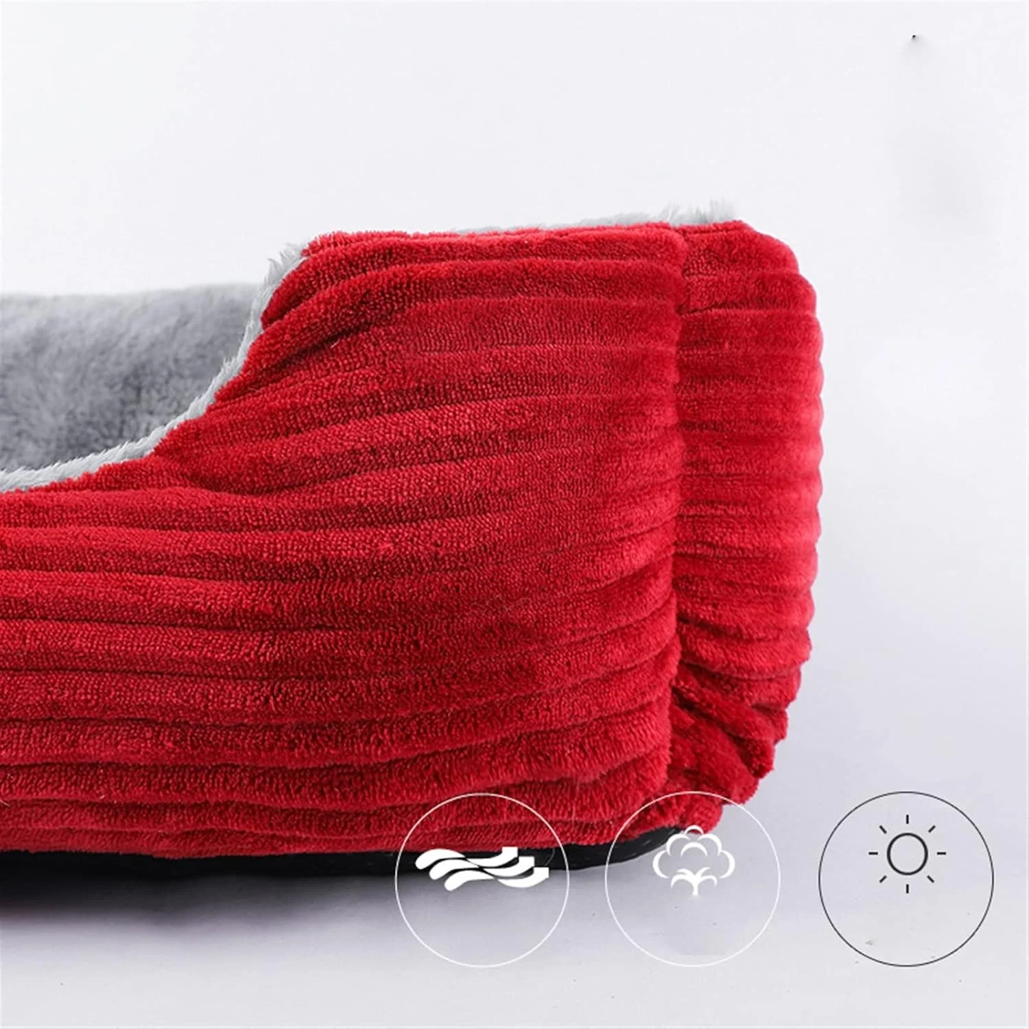 تخت خواب مستطیلی کوچک سگ VIZCO، کیسه خواب لانه سگ، مبل گربه توله سگ، خانه حیوانات خانگی، تشک گرم زمستانی مناسب برای سگ های کوچک (سایز: خیلی کوچک)