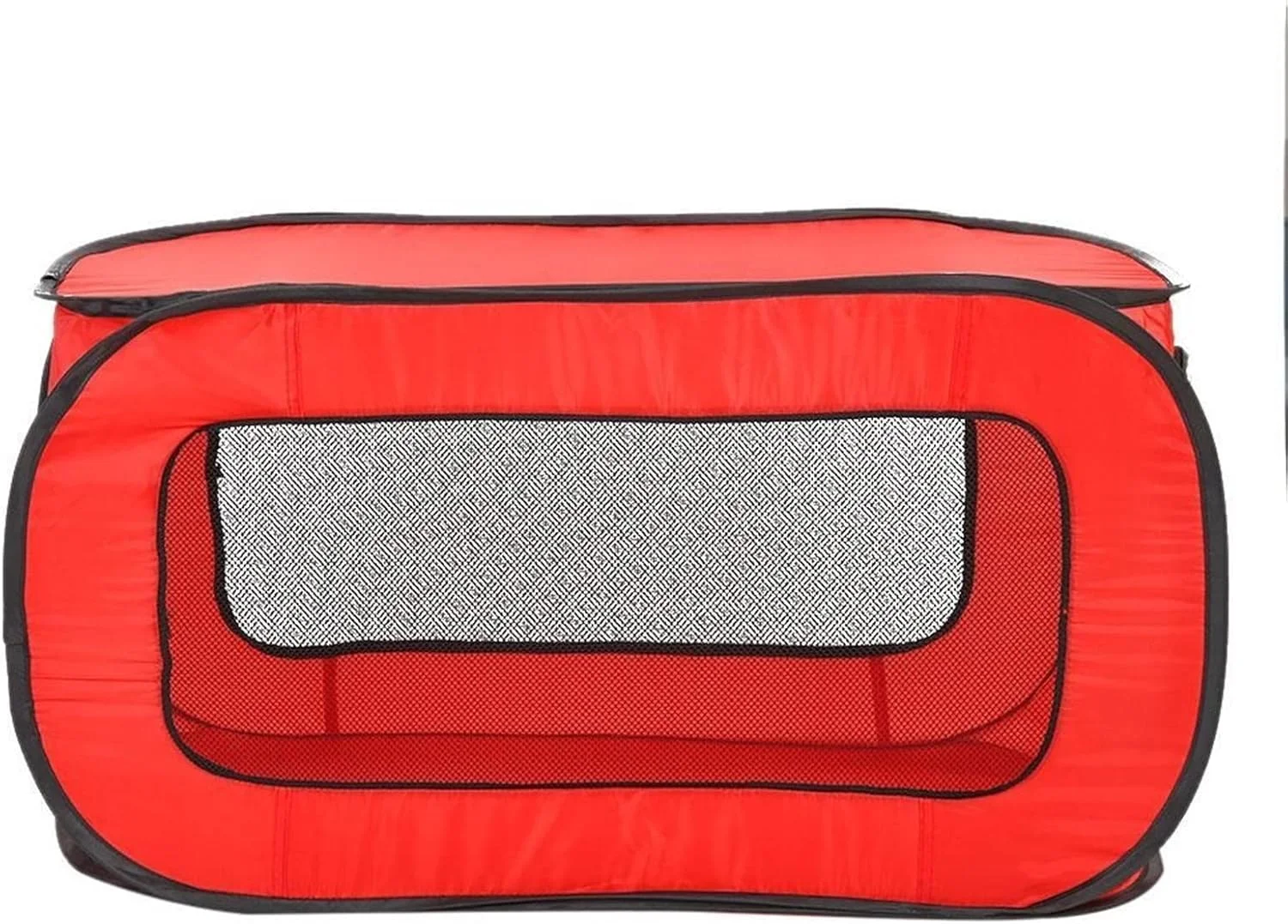 تخت خواب کوچک سگ VIZCO، تاشو قابل حمل، مستطیلی، چادر حیوانات خانگی، قفس سگ، پارک بازی، لانه توله سگ، چادر بازی گربه، تونل، خانه سگ تنفسی (رنگ: آبی تیره)