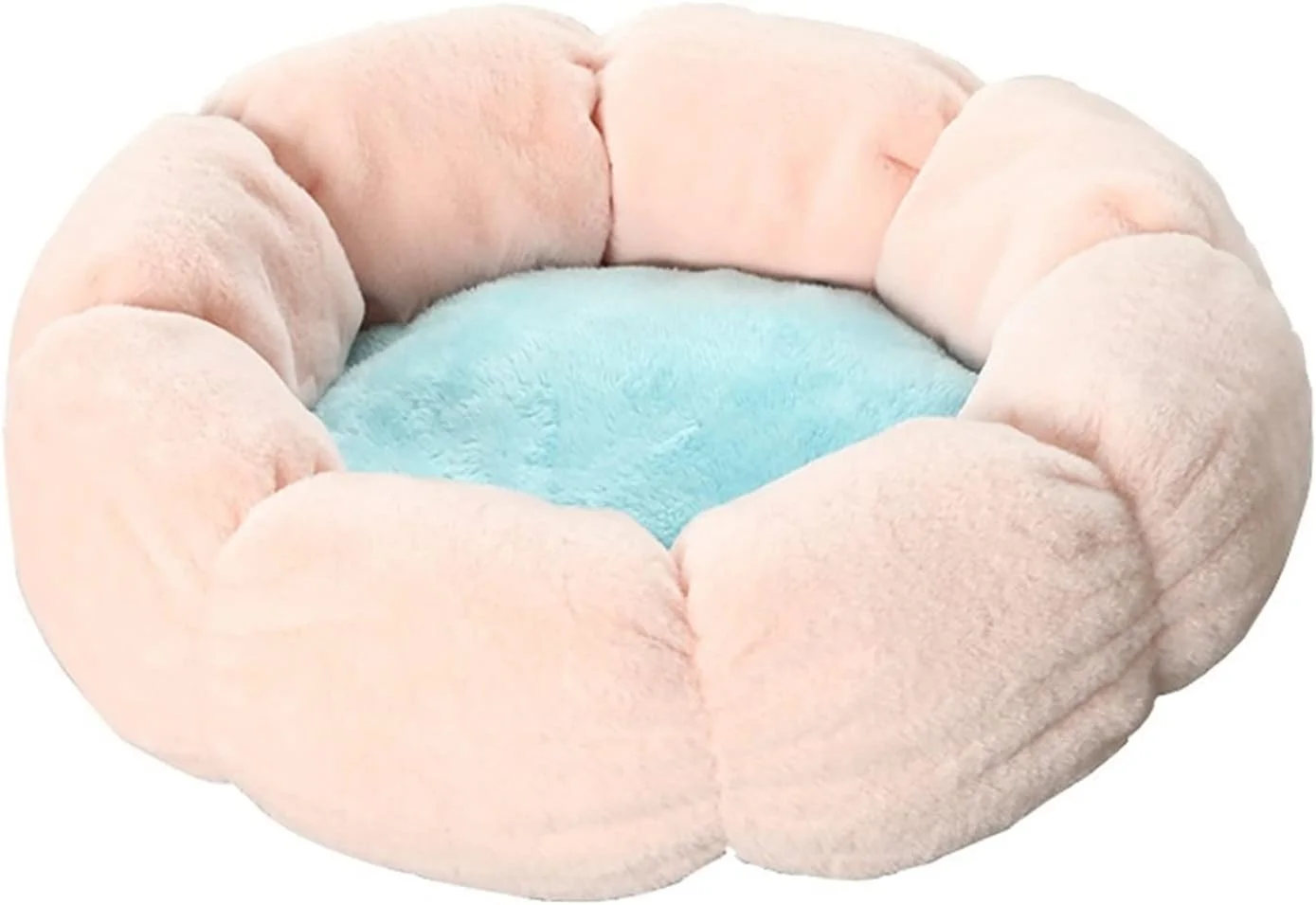 ویژگی های VIZCO تخت خواب کوچک سگ، تشک تخت خواب گربه و سگ متوسط، بالشتک گرد گل نرم، پد گرم لانه سگ و گربه، محصولات حیوانات خانگی (رنگ: تک رنگ، سایز: XL)