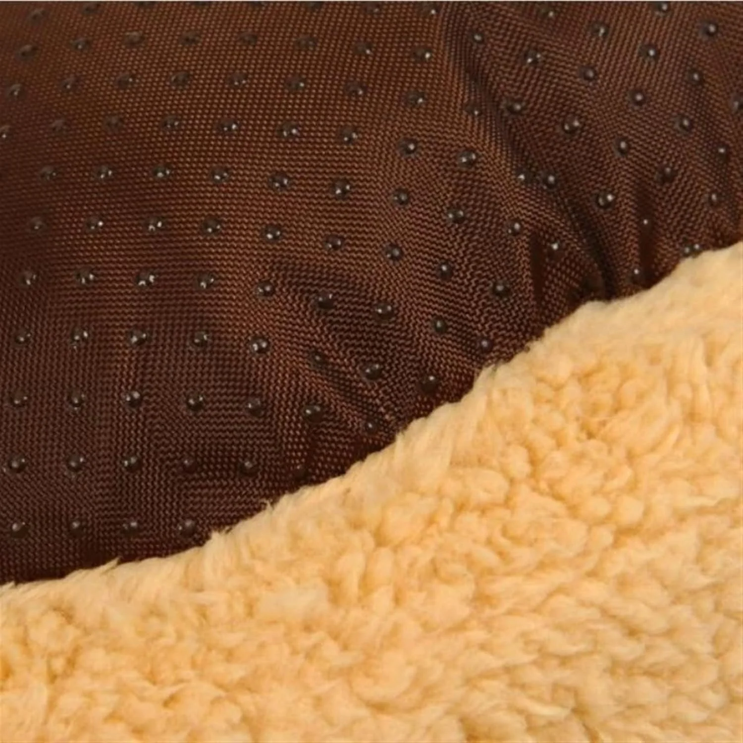 تخت آویز گربه VIZCO، تخت خواب زمستانی گربه، پد ضخیم پنبه ای حیوانات خانگی، خانه لانه گربه ای شکل صدفی قابل شستشو، مناسب برای تخت توله سگ (سایز: کوچک)