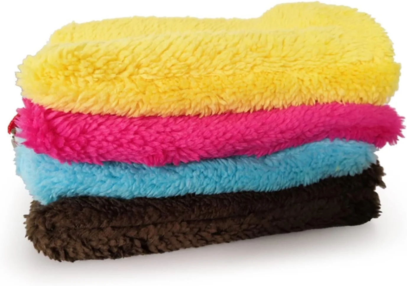 تخت آویز گربه VIZCO، گرم و نرم، از جنس پولیش کوتاه، کیسه خواب آویز، مناسب برای قفس و حیوانات خانگی کوچک (رنگ: قهوه ای تیره، اندازه: 14.5x19x1.5 سانتی متر)