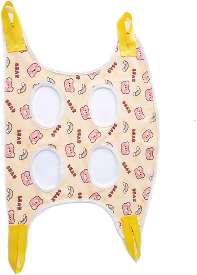 تخت آویز گربه VIZCO، کیسه ثابت ضد گاز گرفتن و خراش برای نظافت، کوتاه کردن ناخن، حمام کردن و اصلاح حیوانات خانگی (رنگ: Hortelã، سایز: L)