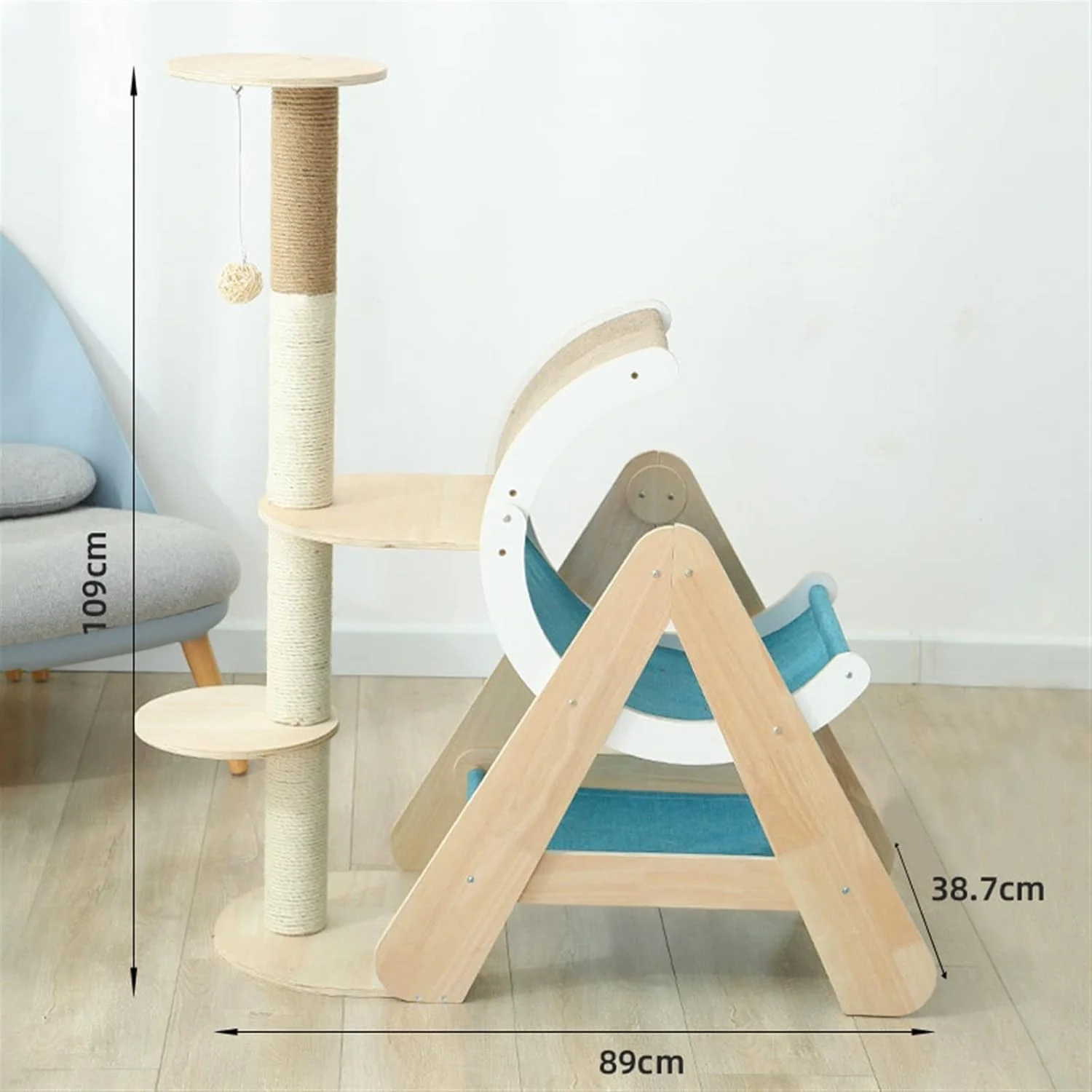 تخت آویز گربه ویزکو، چادر، تشک، اسباب بازی سگ، تاب، آویز خلاقانه، لوازم حیوانات خانگی، خانه سگ نرم، روکش قابل جابجایی
