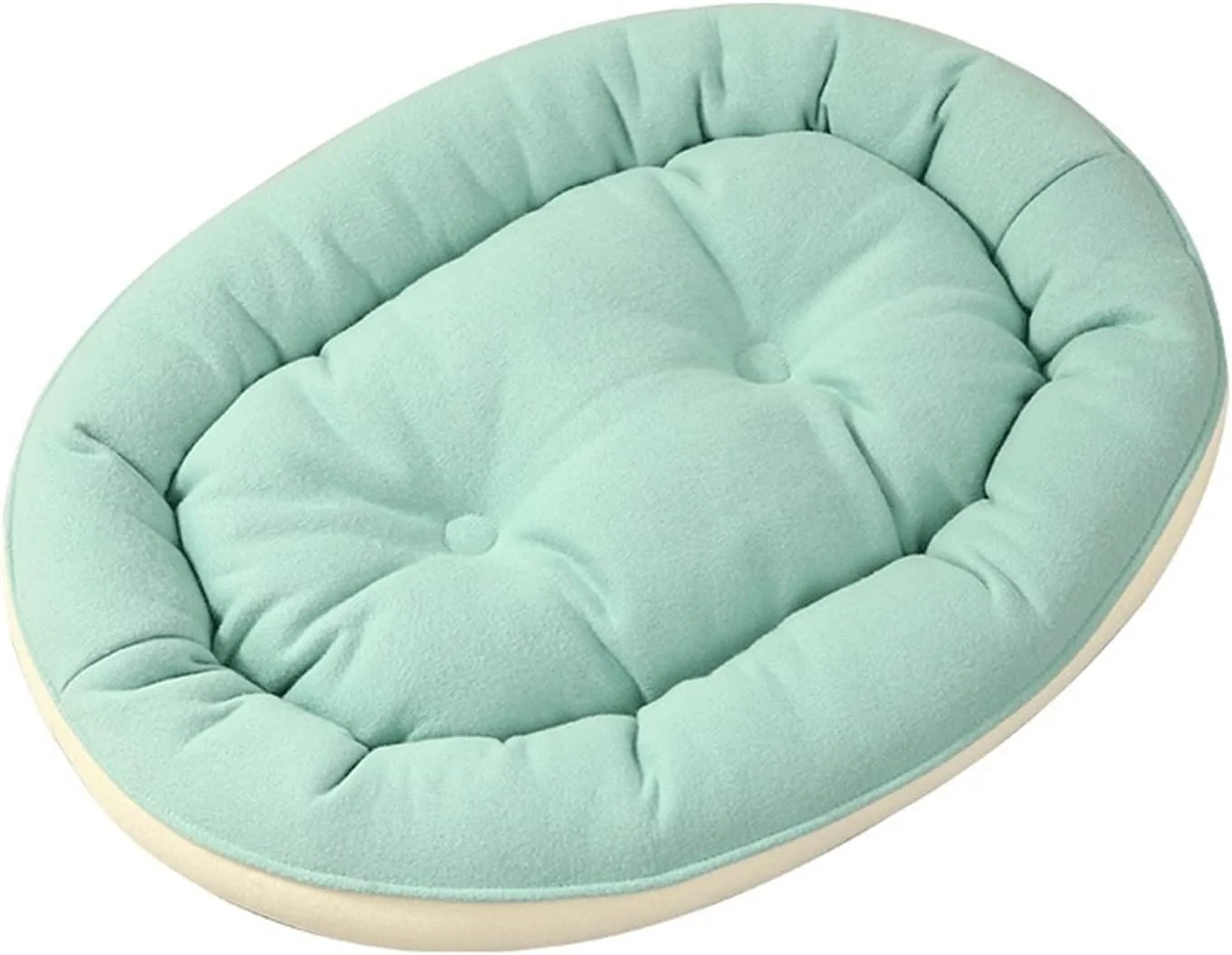 ویژگی های VIZCO تخت خواب کوچک سگ، تخت خواب گربه و سگ گرم مناسب فصل پاییز و زمستان، لانه نرم و راحت حیوانات خانگی، تخت سگ برای سگ ها و گربه های متوسط، بالشتک گرد حیوانات خانگی (رنگ: آبی تیره، اندازه: 46X62CM)