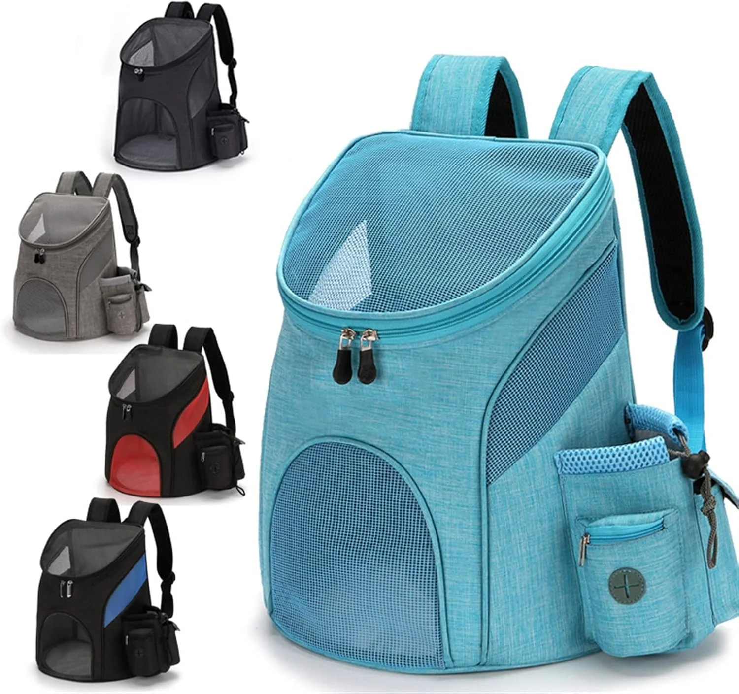 کوله پشتی حمل سگ VIZCO، ظرفیت بزرگ، کیف حمل سگ توری قابل تنفس قابل حمل، کوله پشتی سگ تاشو، لوازم جانبی سگ مسافرتی در فضای باز (رنگ: مشکی-قرمز) کوله پشتی حمل سگ VIZCO، ظرفیت بزرگ، کیف حمل سگ توری قابل تنفس قابل حمل، کوله پشتی سگ تاشو، لوازم جانبی سگ مسافرتی در فضای باز (رنگ: مشکی-قرمز)