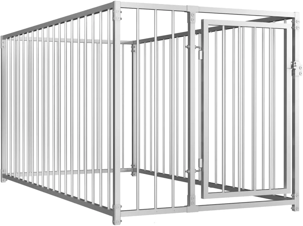 قفس سگ فضای باز ویدا ایکس ال، مناسب باغ و حیاط، مقاوم و بادوام، قفس سگ قفل دار، محوطه امن و راحت برای سگ و توله سگ