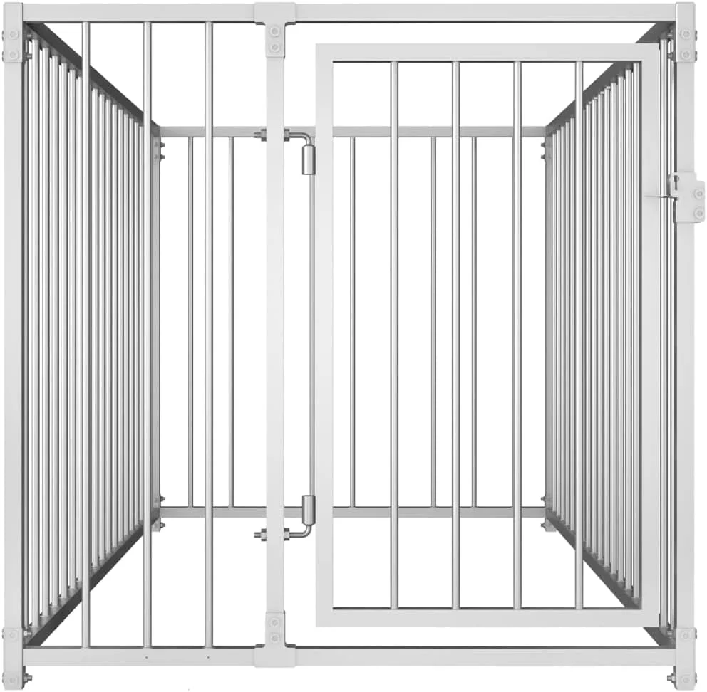 قفس سگ فضای باز ویدا ایکس ال، مناسب باغ و حیاط، مقاوم و بادوام، قفس سگ قفل دار، محوطه امن و راحت برای سگ و توله سگ