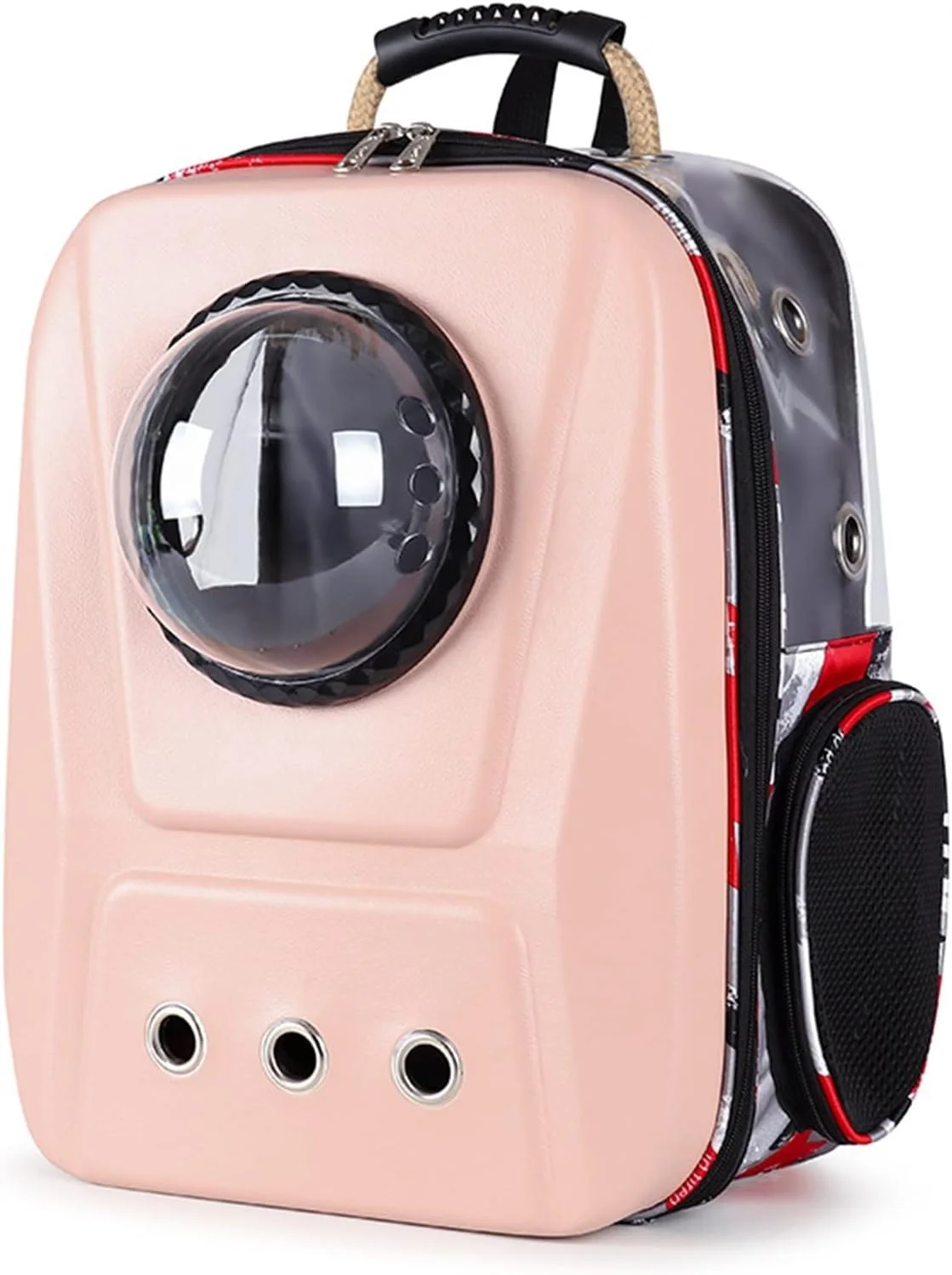 کیف حمل سگ یوتویا برای سگ های کوچک، کوله پشتی فضایی کپسولی فضانورد حیوانات خانگی، پنجره حبابی برای بچه گربه، توله سگ چیواوا، جعبه حمل سگ کوچک، کیف مسافرتی غار در فضای باز (رنگ: Hortel)