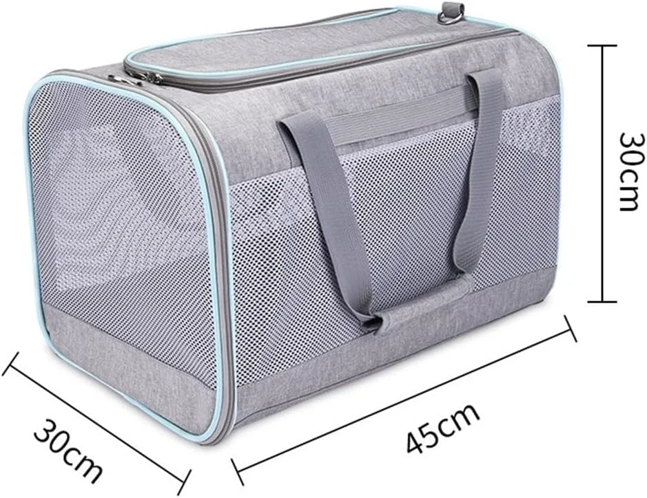 کیف حمل سگ یوتویا برای سگ های کوچک، کوله پشتی حمل حیوانات خانگی، قفس قابل حمل برای گربه، مشکی، صورتی، خاکستری (رنگ: Hortelé)