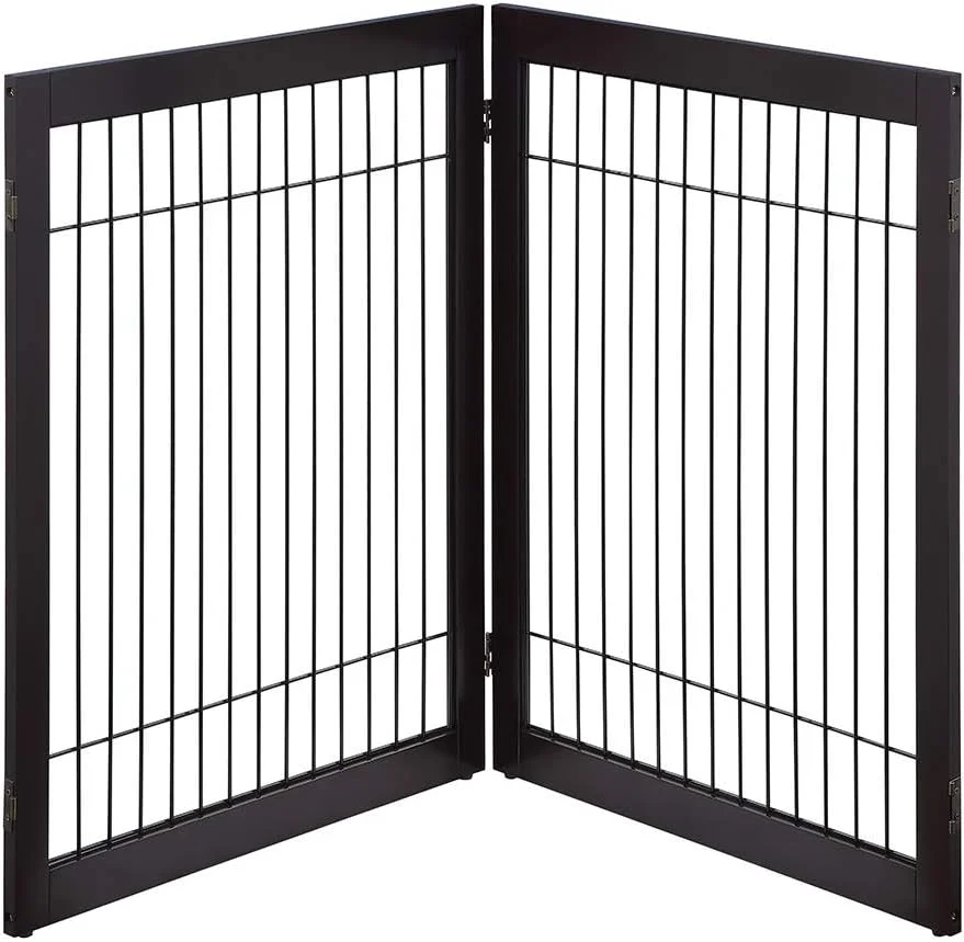 پنل های اضافی Unipaws برای پارک بازی حیوانات خانگی Unipaws، 2 پنل، قهوه ای تیره